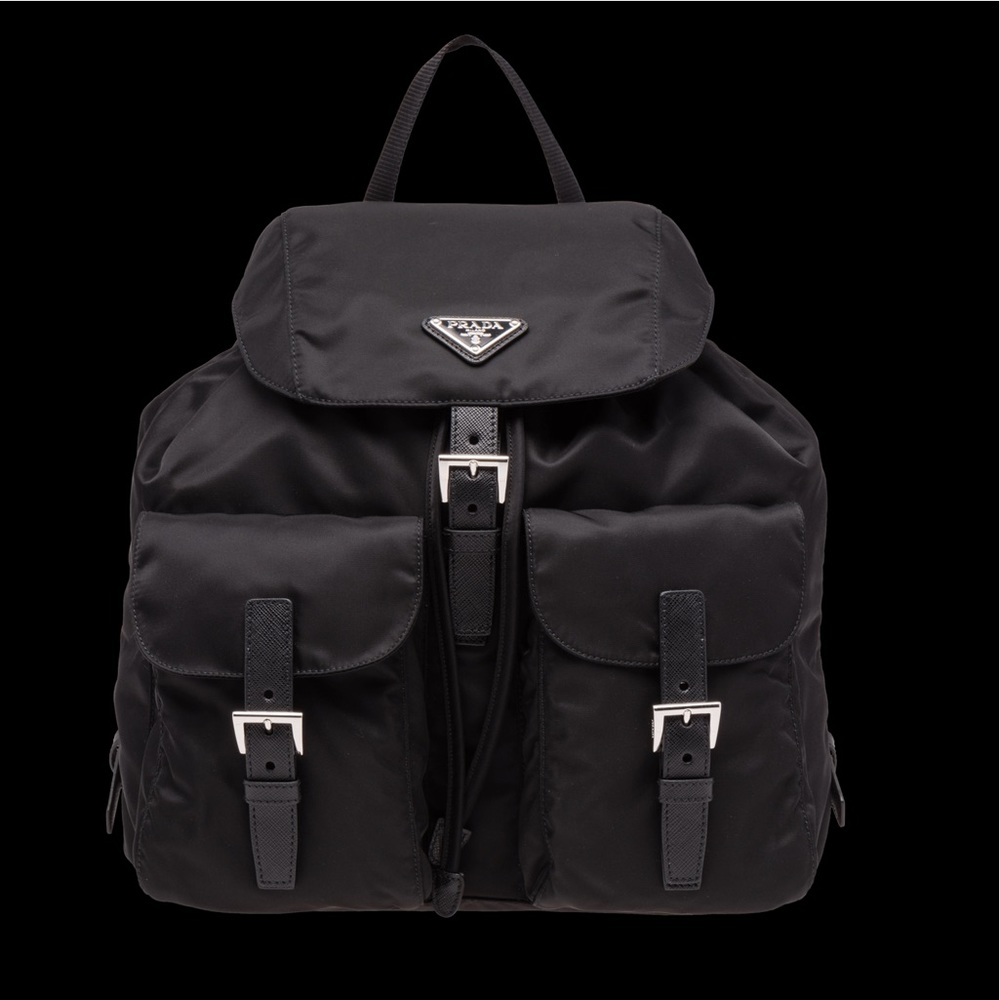 Prada Nylon Black Backpack